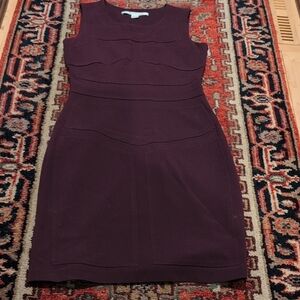 Elegant DVF Maroon Women's Dress